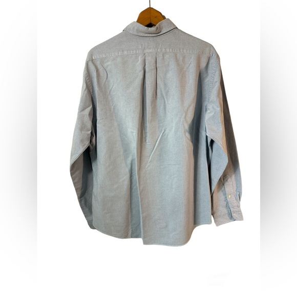 Ralph Lauren Blue Chambray Style Long Sleeve Button Down Shirt Custom Fit XL - Picture 2 of 7